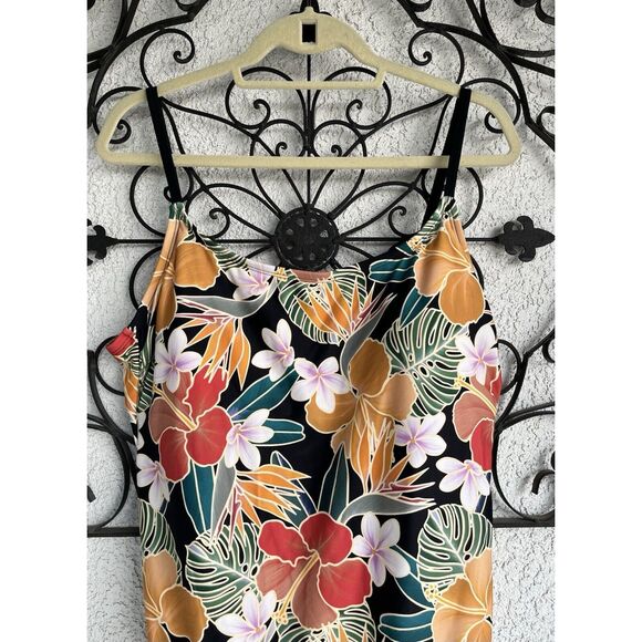 Hurley Floral One Piece Swim Suit - Size 2XL - Multicolored - Picture 4 of 12